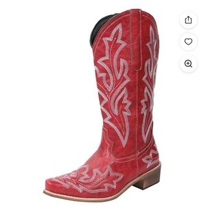 Red Western Boots